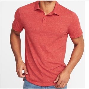 Old navy red polo shirt